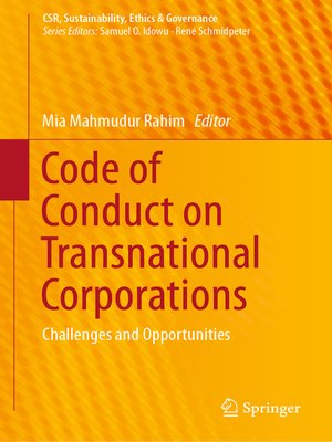 cover image of Code of Conduct on Transnational Corporations